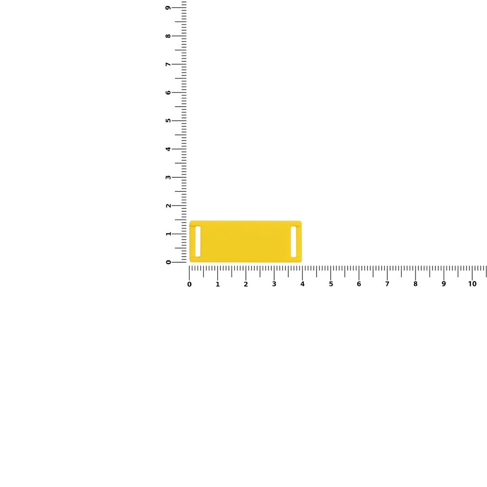 Лейбл из ПВХ Kova, желтый
