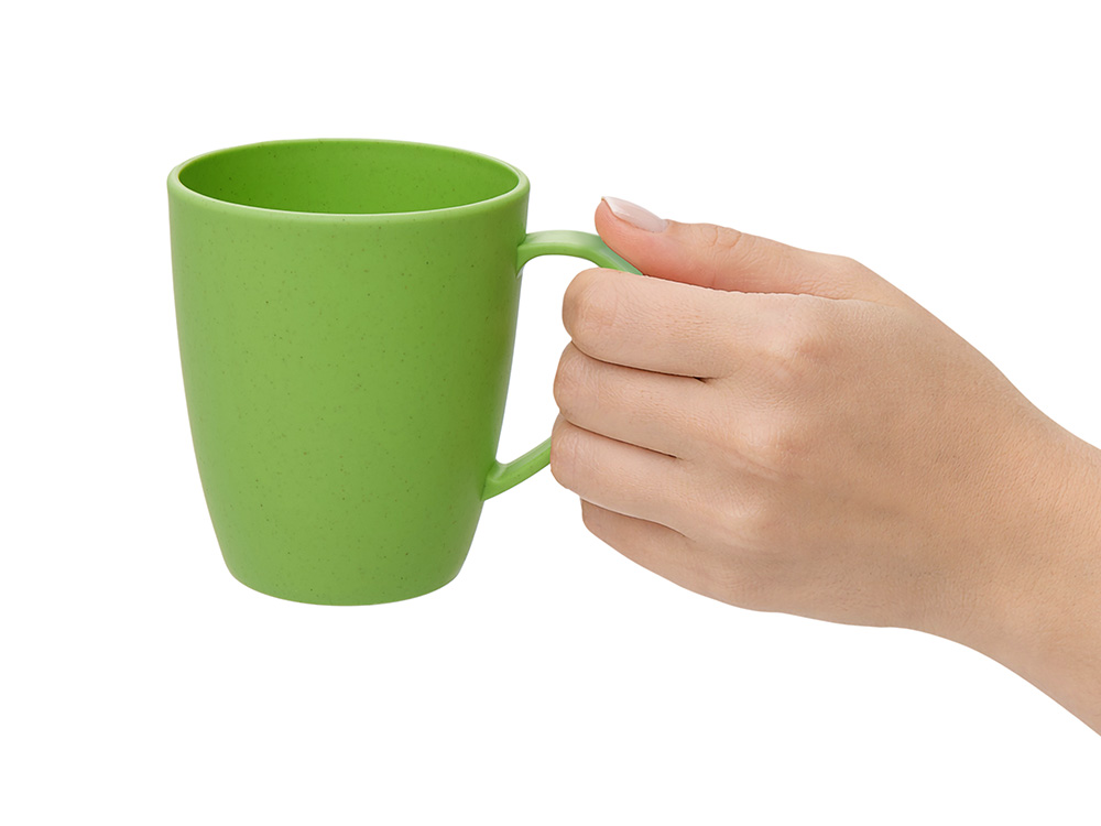 Кружка из пшеничного волокна Morning, 400 мл, зеленый
