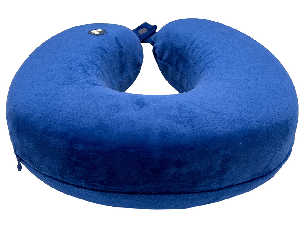 Подушка для путешествий с эффектом памяти Мемо Drowsy Royal Blue