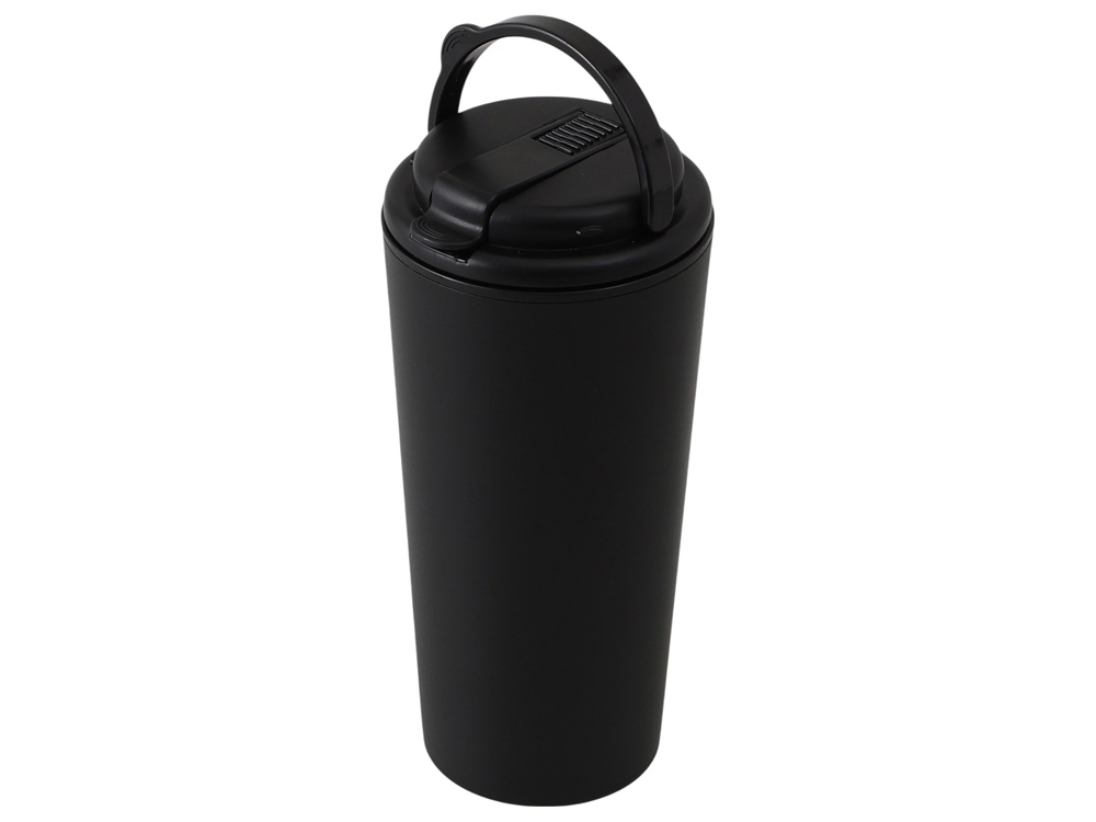 Термокружка с трубочкой Moment Straw, 350 мл, черный