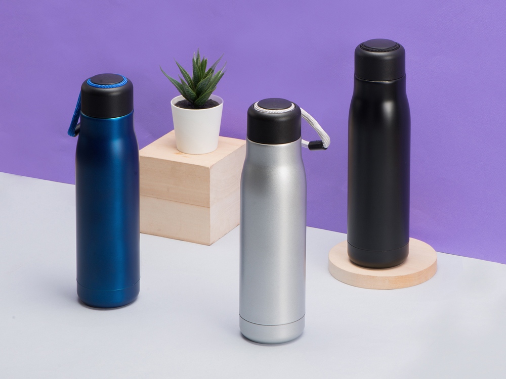 Вакуумный термос Ardent Waterline, 500 мл, тубус, черный Вакуумный термос Ardent Waterline, 500 мл, тубус, черный