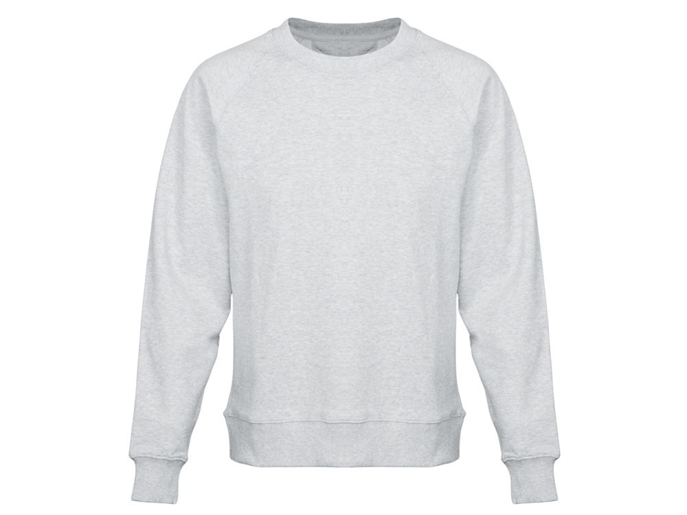 Свитшот оверсайз с рукавом реглан Belgrade, унисекс, серый меланж