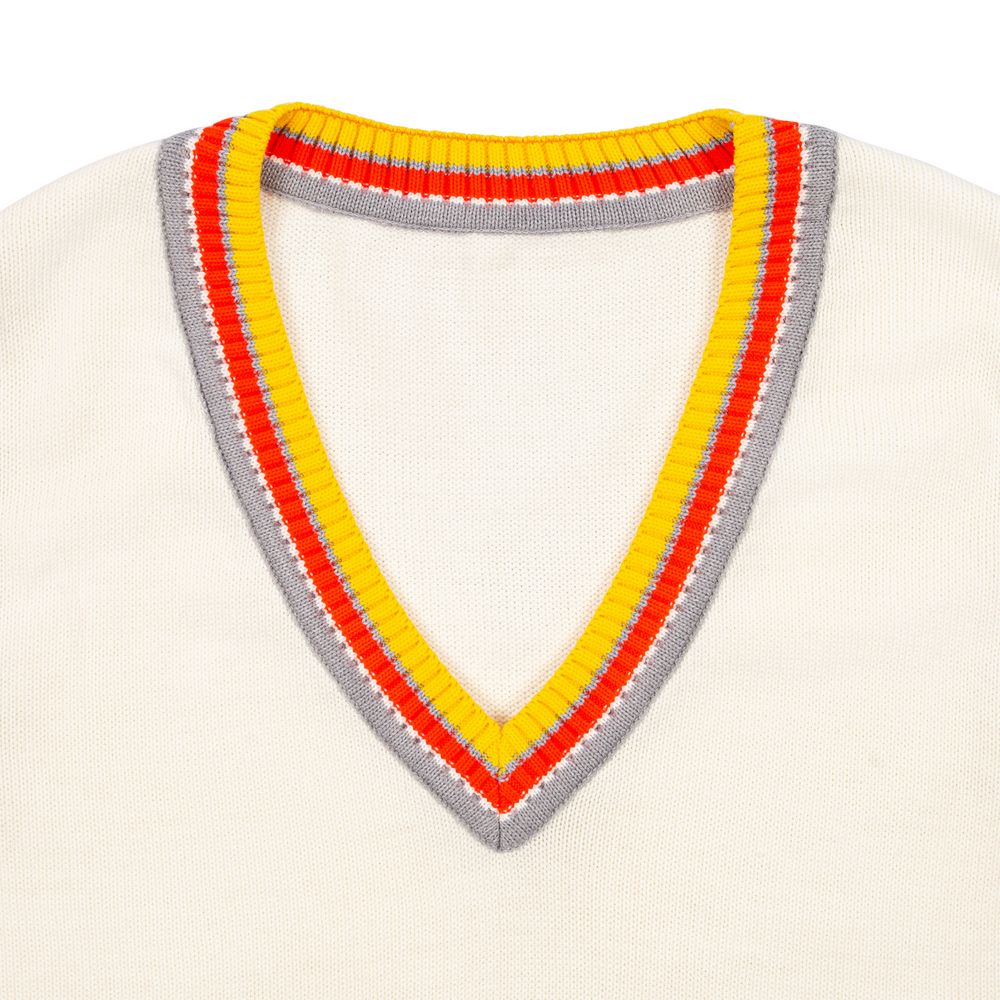 Жилет оверсайз унисекс Cornell в сумке, молочно-белый Жилет оверсайз унисекс Cornell в сумке, молочно-белый