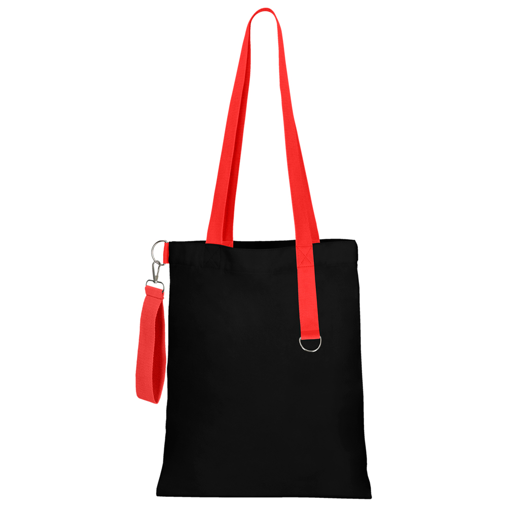 Сумка для покупок Black GLOW 325 г/м² с ремувкой, красная/красная Сумка для покупок Black GLOW 325 г/м² с ремувкой, красная/красная