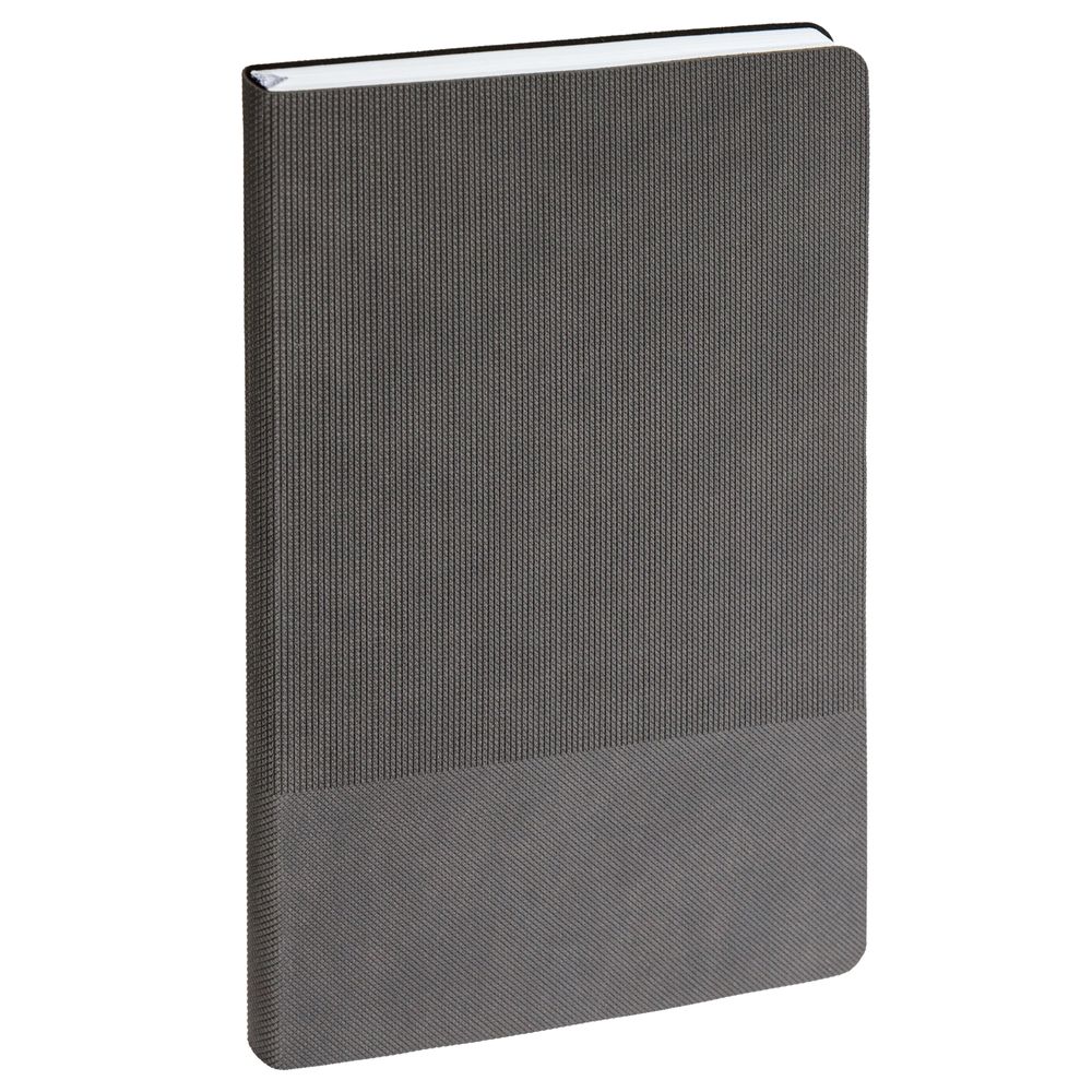 Ежедневник Knit, недатированный, темно-серый
