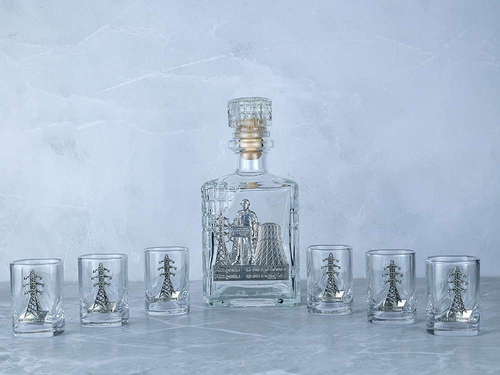 Набор для водки со штофом С Днем Энергетика