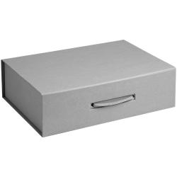 Коробка Case, подарочная, серая матовая Коробка Case, подарочная, серая матовая