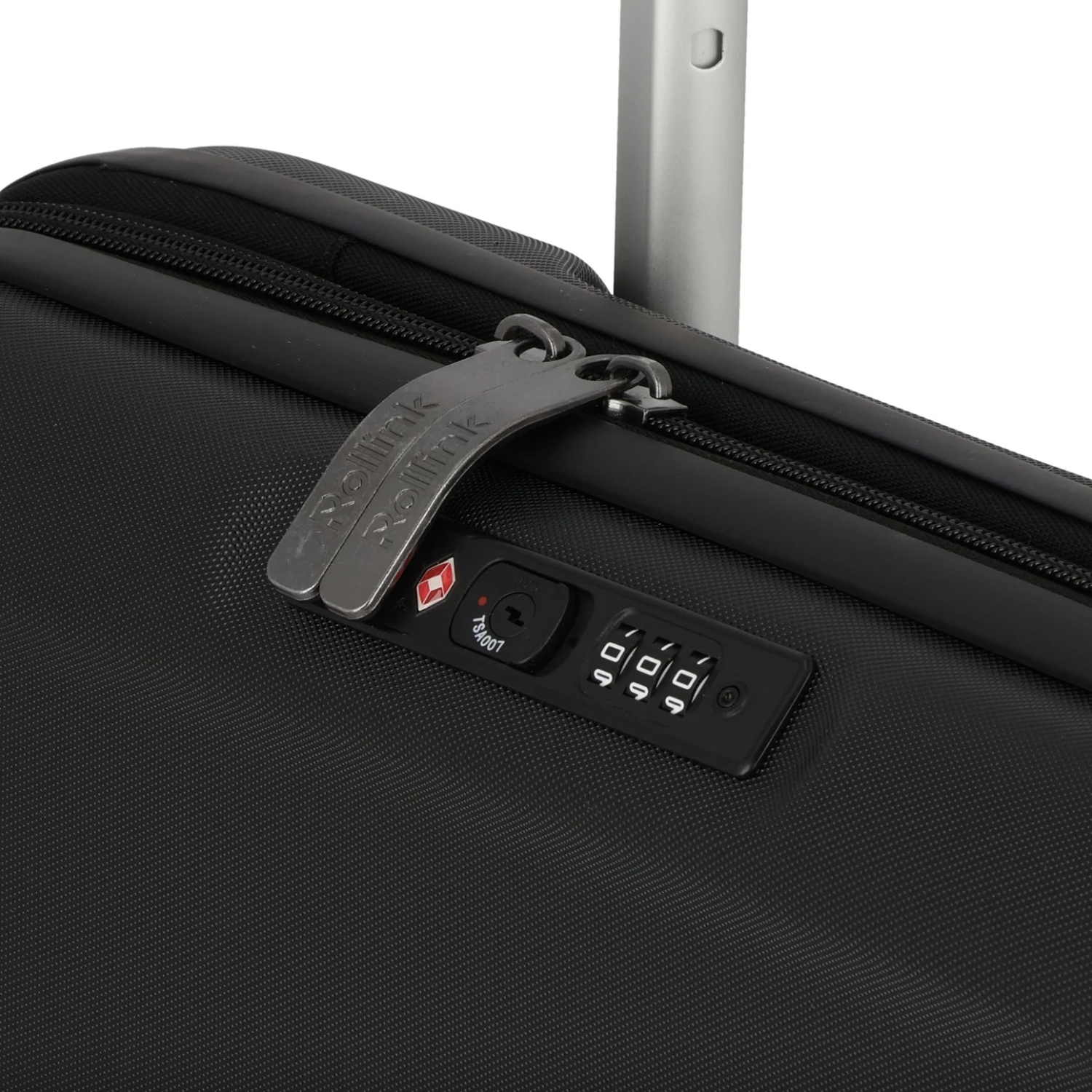 Чемодан складной Rollink FLEX LIGHT 55x40x20 см, 4 колеса, черный