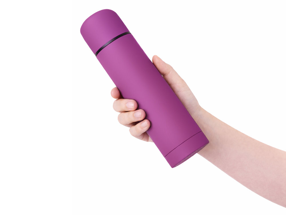 Термос Ямал Soft Touch, 500мл, фиолетовый