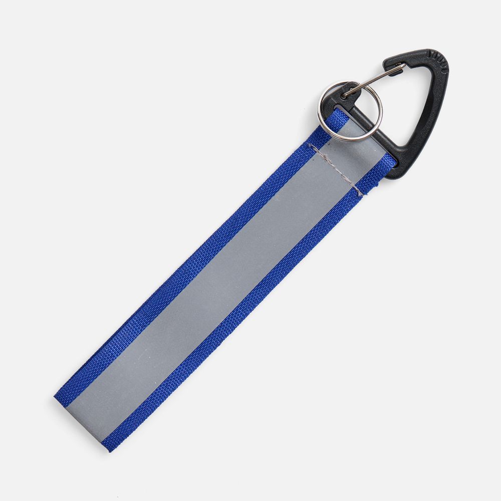 Светоотражающий брелок Flashline, серый с синим