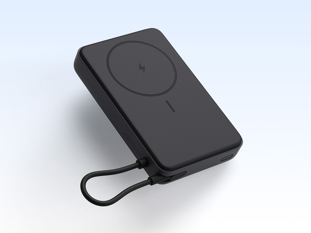 Внешний аккумулятор Xiaomi Magnetic Power Bank 10000 with Built-in Stand Black Внешний аккумулятор Xiaomi Magnetic Power Bank 10000 with Built-in Stand Black