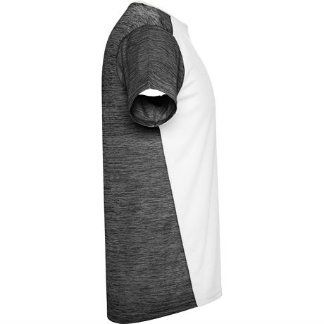 Спортивная футболка ZOLDER мужская, БЕЛЫЙ/ПЁСТРЫЙ ЧЕРНЫЙ XL