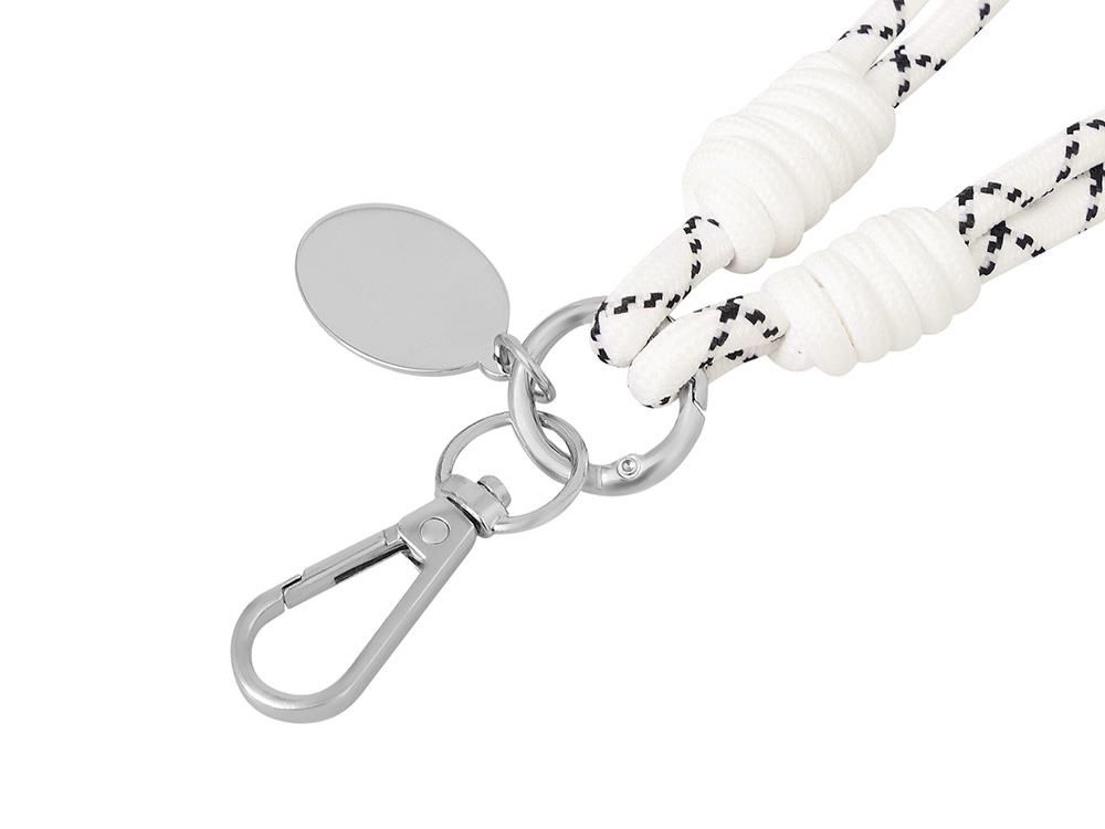 Брелок-браслет Bohemian, черно-белый