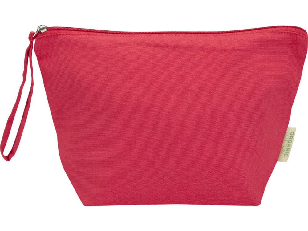 Косметичка Odisha из органического материала OCS, 180 г/м², 3 л, красный