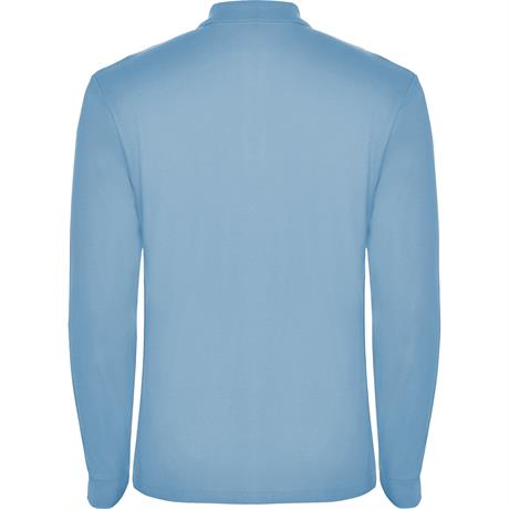 Футболка поло ESTRELLA L/S мужская, НЕБЕСНО-ГОЛУБОЙ 2XL