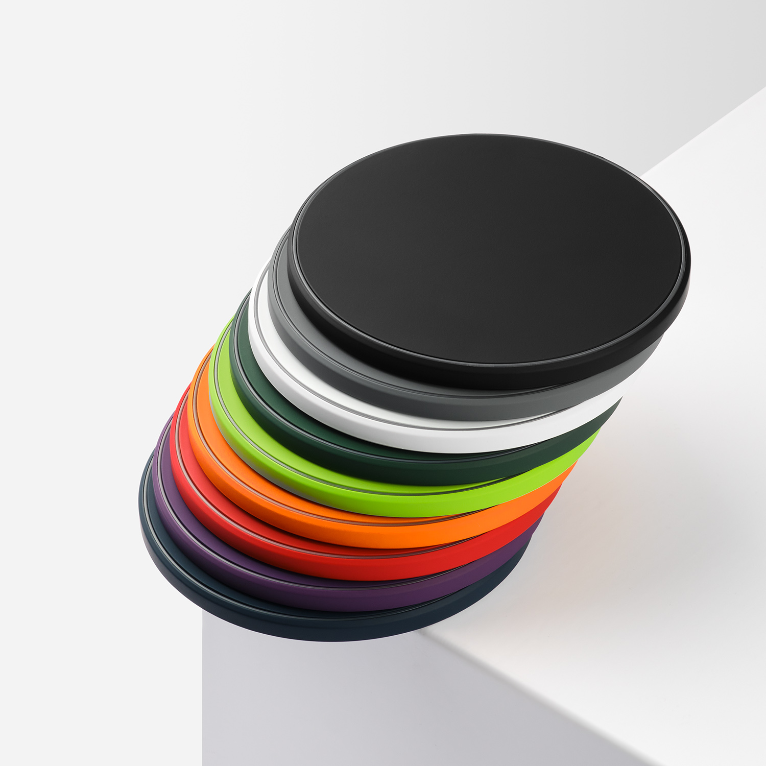 Беспроводное зарядное устройство с подсветкой 15W Аурис (Auris), салатовое Беспроводное зарядное устройство с подсветкой 15W Аурис (Auris), салатовое