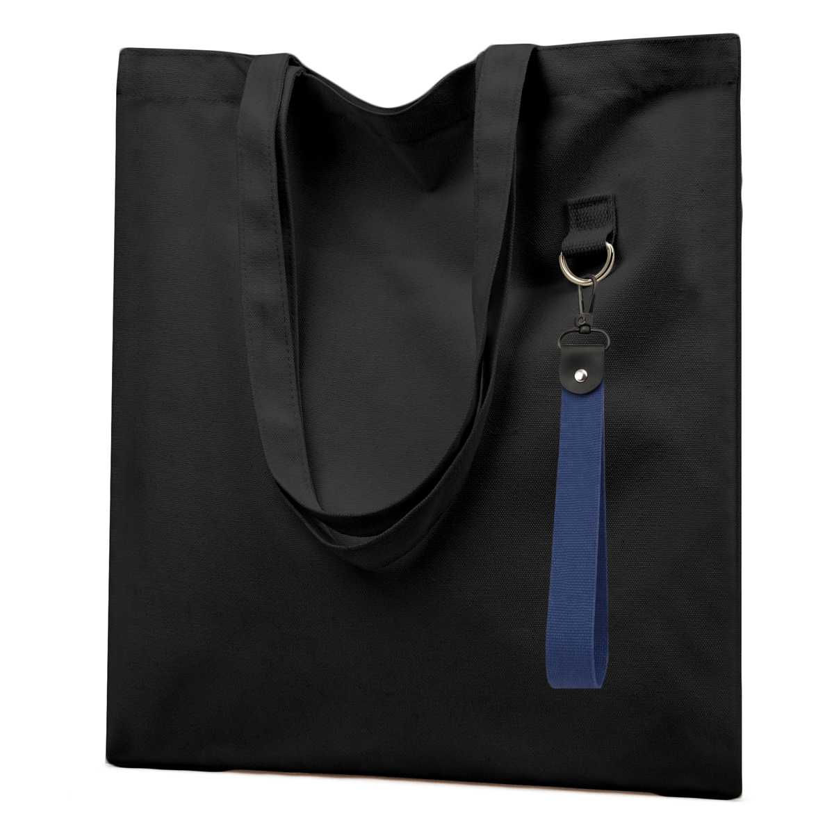 Сумка для покупок LUMISSA 325 г/м² с ремувкой, чёрный/тёмно-синий Сумка для покупок LUMISSA 325 г/м² с ремувкой, чёрный/тёмно-синий
