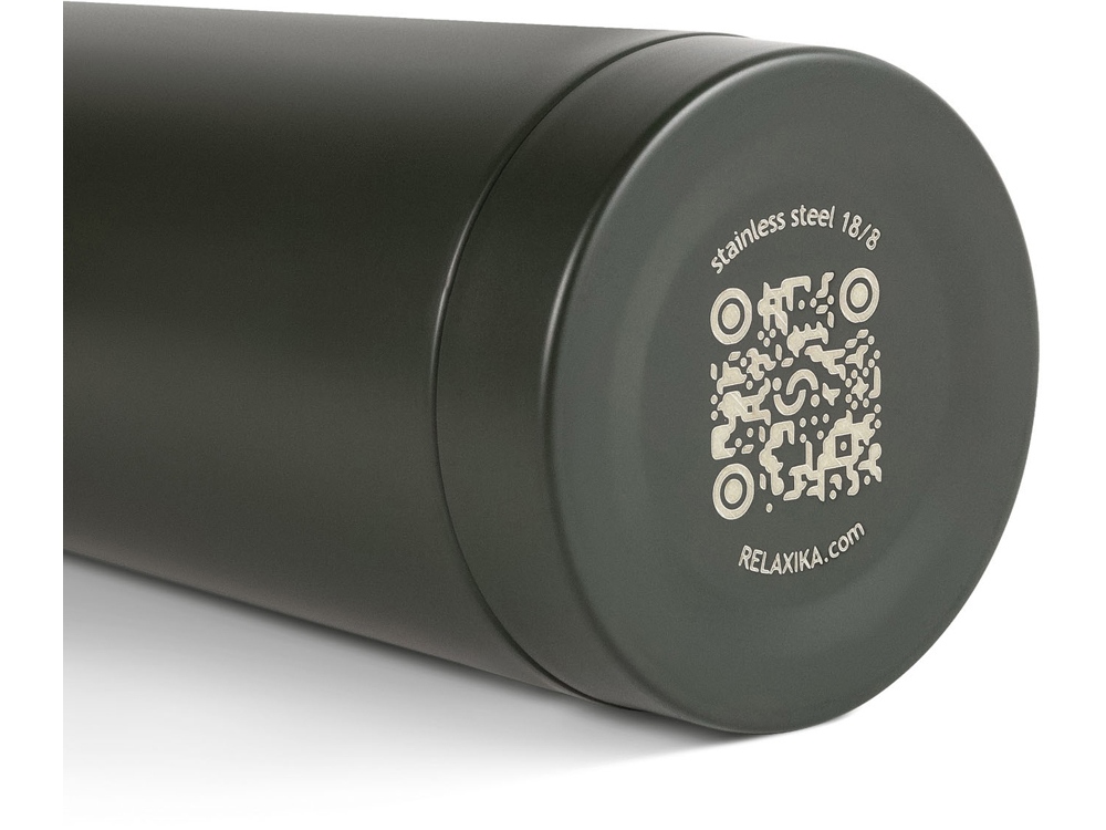 Термос Relaxika 101 (0,5 литра), хаки (без лого)