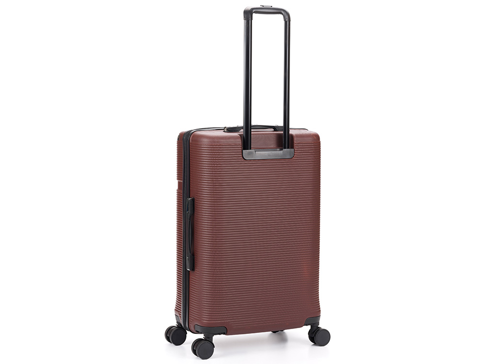 Чемодан TORBER Onego, бордовый, ABS-пластик, 79,5 х 51 х 29 см, 103 л