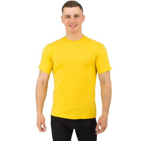 Футболка Star, мужская (желтая, M)