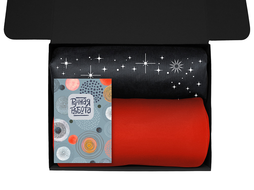 Подарочный набор Re:y. Vive с пледом, френч-прессом и кофе