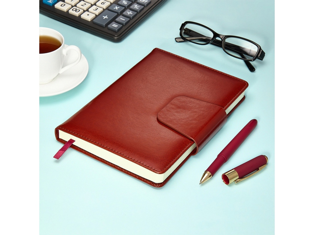 Ежедневник А5 недатированный Prestige, коричневый (Р) Ежедневник А5 недатированный Prestige, коричневый (Р)