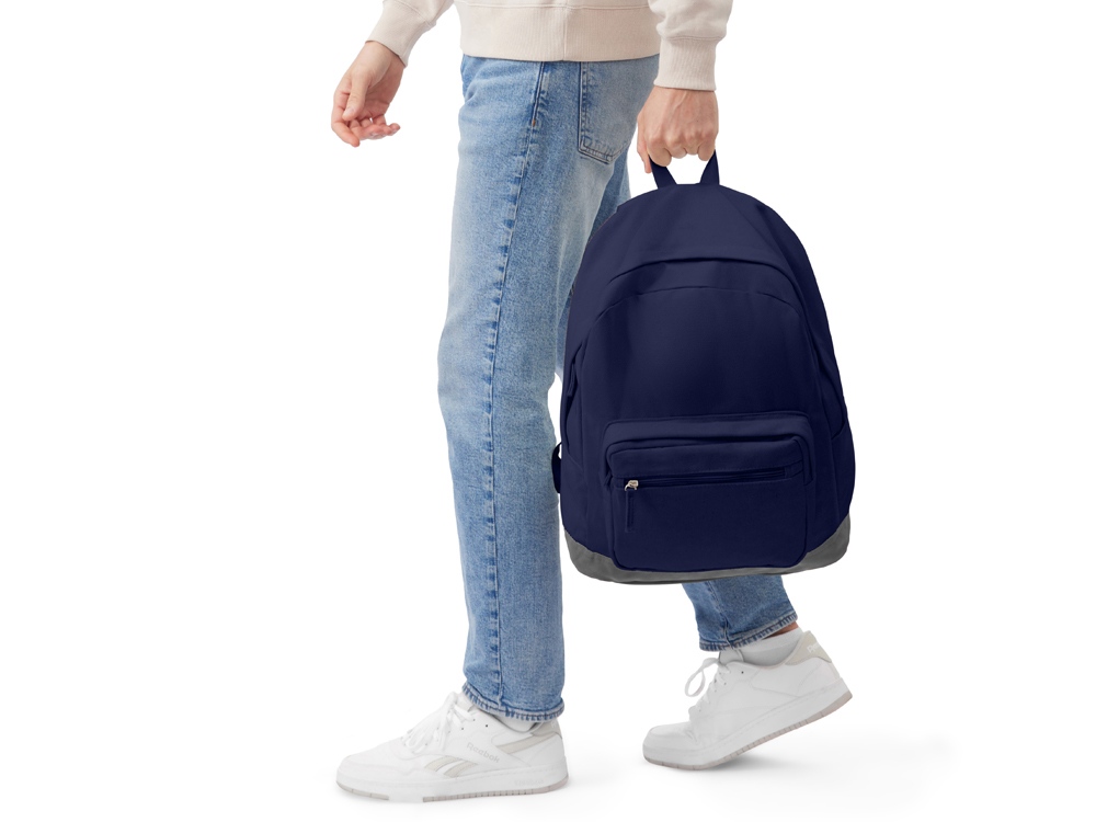 Рюкзак Shammy с эко-замшей для ноутбука 15, синий