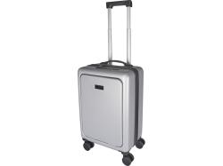 Rover Pro 20-дюймовый чемодан на колесах из материалов, переработанных согласно стандарту GRS, объемом 40 л - Серебряный