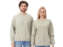 Свитшот оверсайз с рукавом реглан Belgrade, унисекс, оливковый