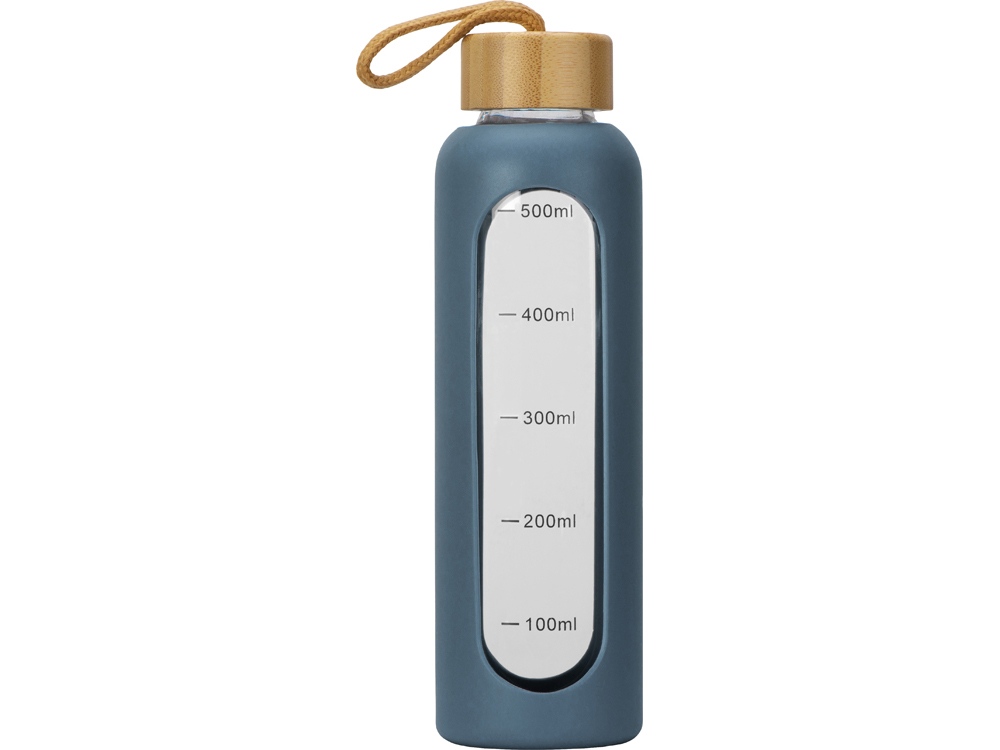 Бутылка из боросиликатного стекла Hangy, 550 мл, антрацит