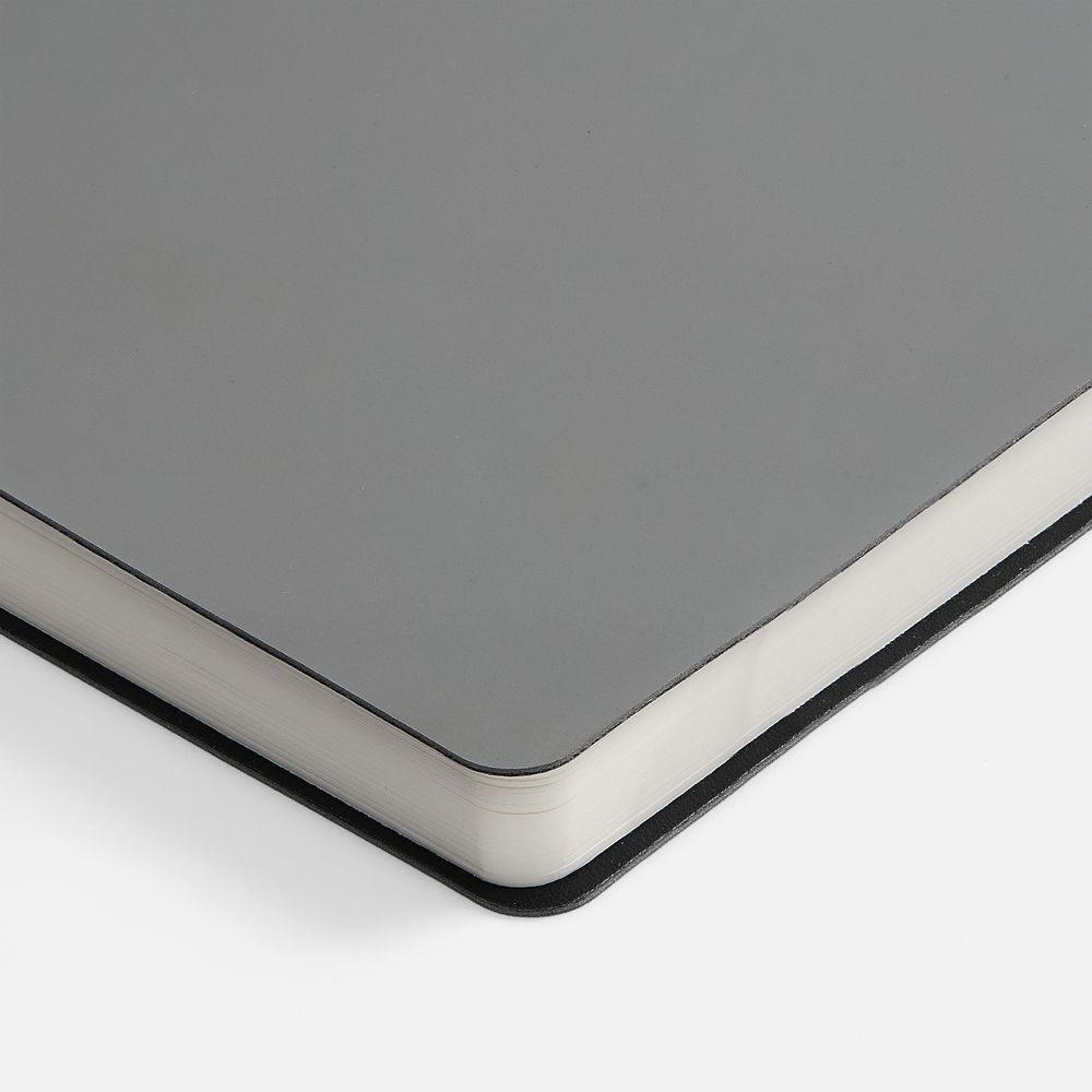 Ежедневник Flex Shall New, недатированный, темно-серый