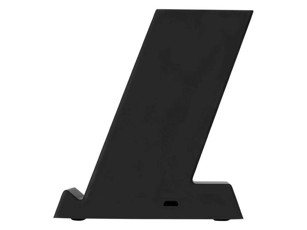 Беспроводная зарядка-подставка с подсветкой Glow box, черный (Р)