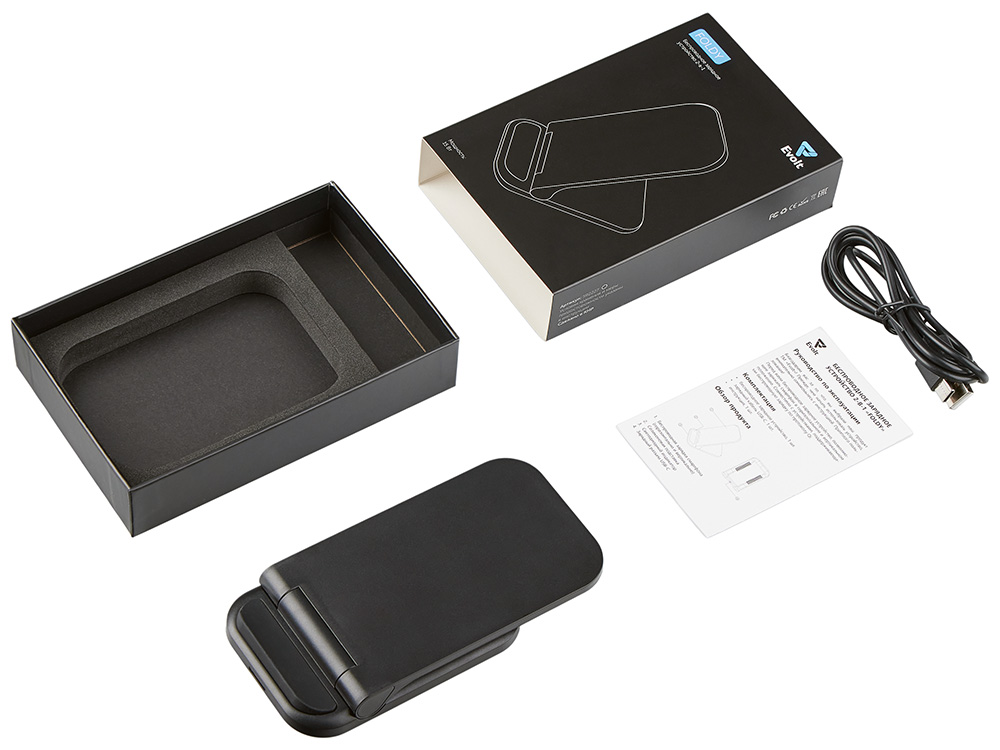 Беспроводное зарядное устройство Foldy, 15 Вт, черный