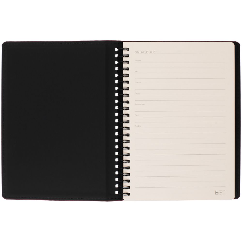 Ежедневник Spring Urban на заказ, недатированный, бордовый Ежедневник Spring Urban на заказ, недатированный, бордовый