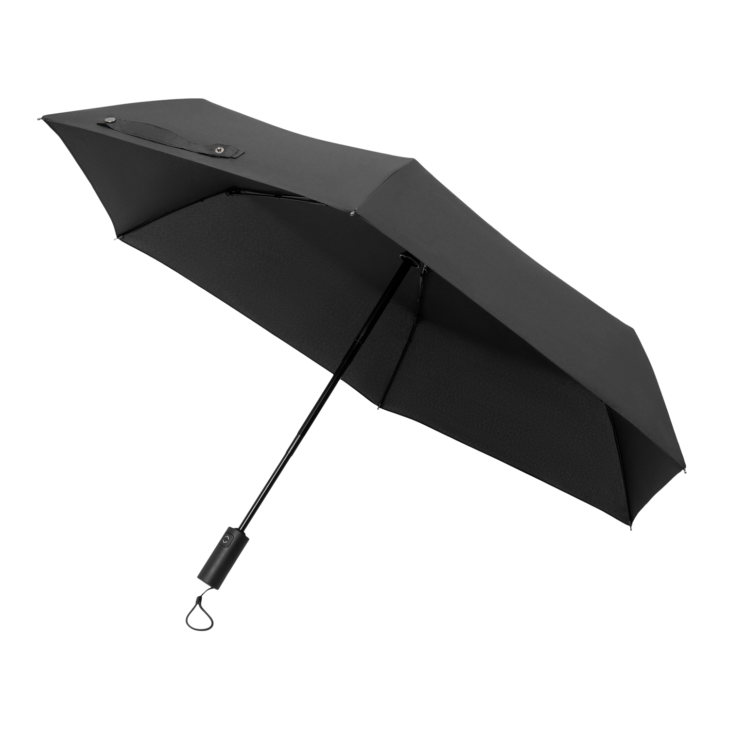 Зонт складной Филтон (Filton), черный с системой безопасности (Safety System)
