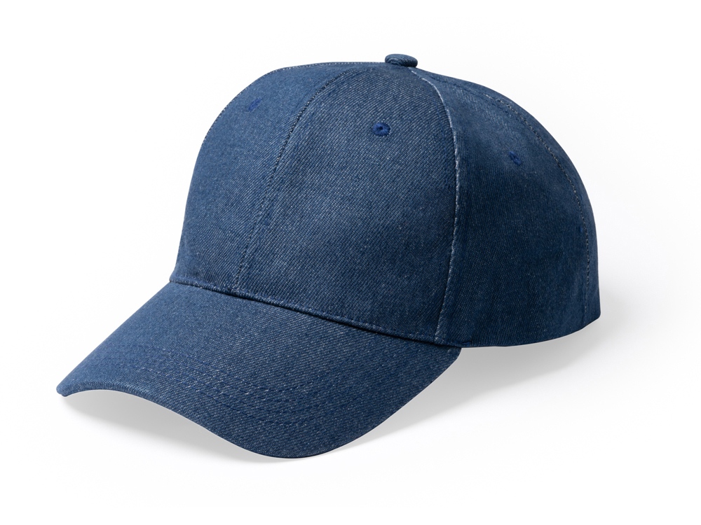 Бейсболка 6 панельная ISBUD из переработанной джинсовой ткани