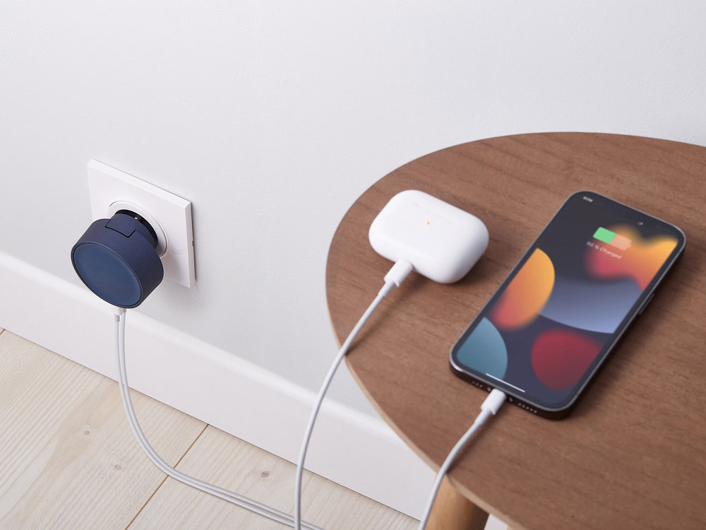 Адаптер питания USB Poweron, темно-синий