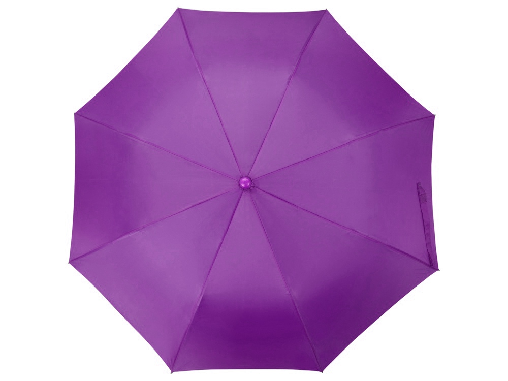 Зонт складной Tulsa, полуавтоматический, 2 сложения, с чехлом, фиолетовый