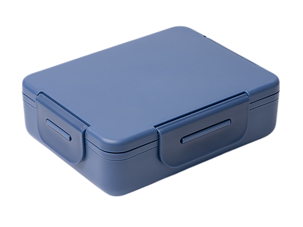 Ланч-бокс COMIX/КОМИКС с тремя отделениями, синий нейви