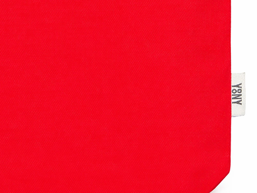 Сумка Твил из хлопка, 210 г/м2, красный Сумка Твил из хлопка, 210 г/м2, красный