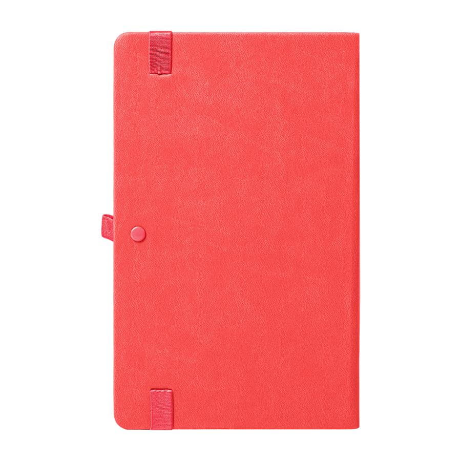 Ежедневник недатированный HAMILTON, A5, алый, кремовый блок