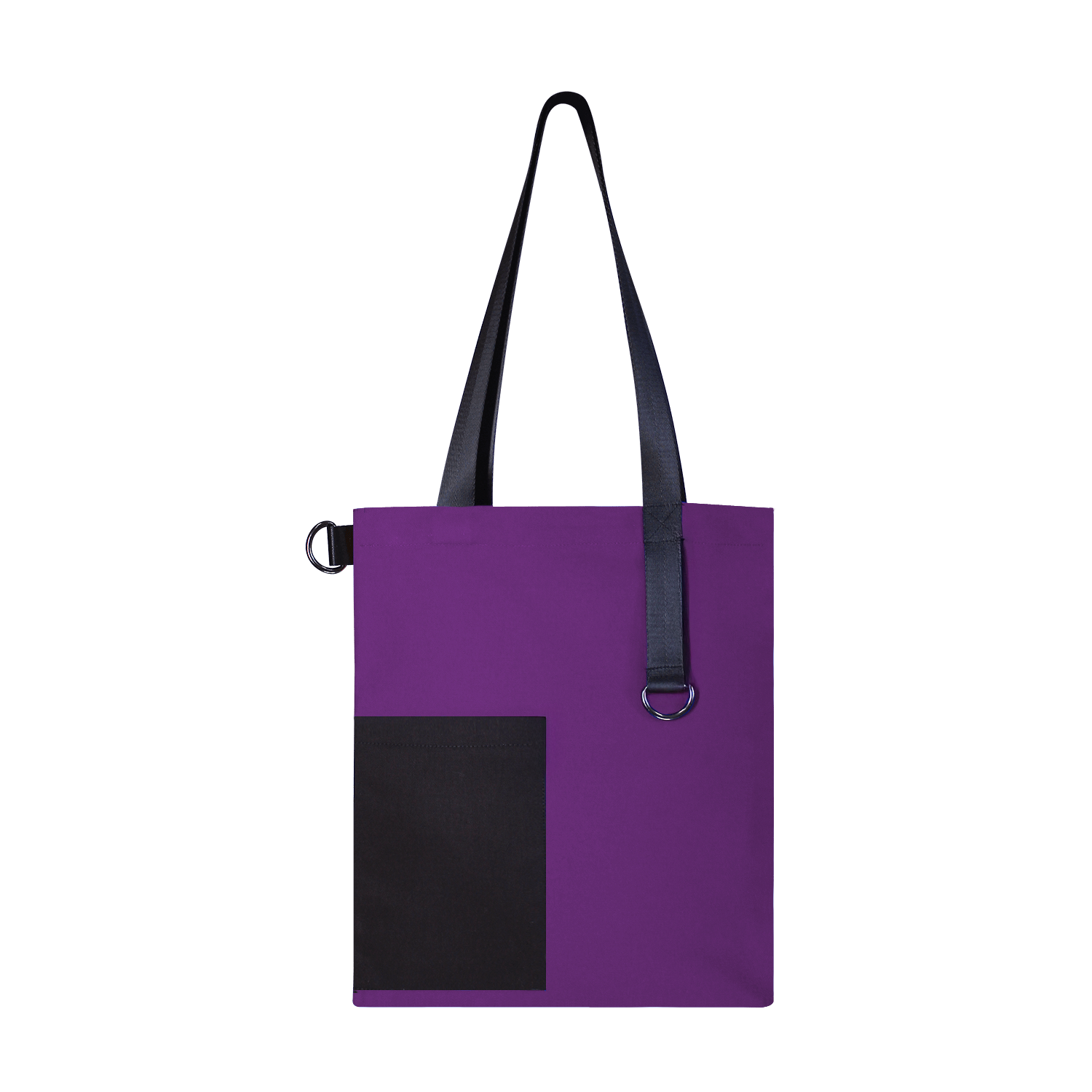 Шоппер Superbag Color (фиолетовый с черным)