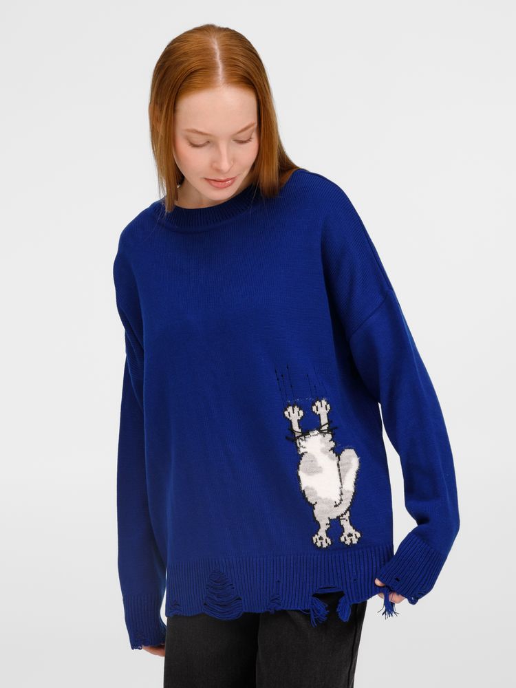 Джемпер Sharpick, темно-синий (кобальт) Джемпер Sharpick, темно-синий (кобальт)