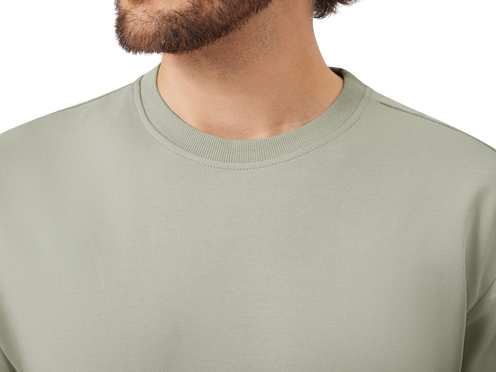 Футболка из френч терри Warsaw унисекс 220гр, оливковый