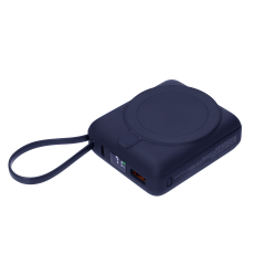 Внешний аккумулятор с подсветкой Ritter PD 10000mAh с функцией беспроводной зарядки 15W, синий Внешний аккумулятор с подсветкой Ritter PD 10000mAh с функцией беспроводной зарядки 15W, синий