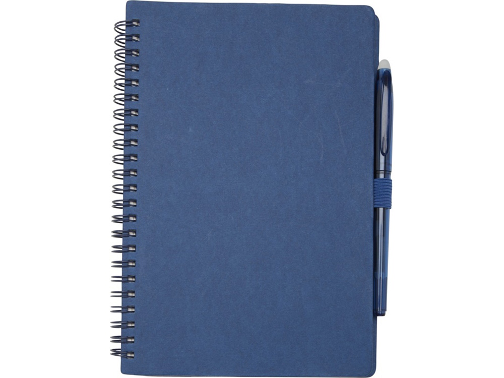 Slate многоразовый набор из блокнота в мягкой обложке и ручки - Темно - синий