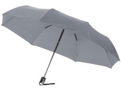 Зонт Alex трехсекционный автоматический 21,5, серый