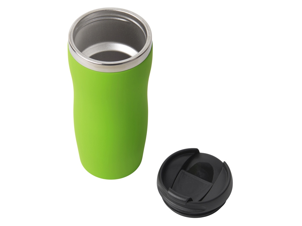 Термокружка Double wall mug C1, soft touch, 350 мл, зеленое яблоко