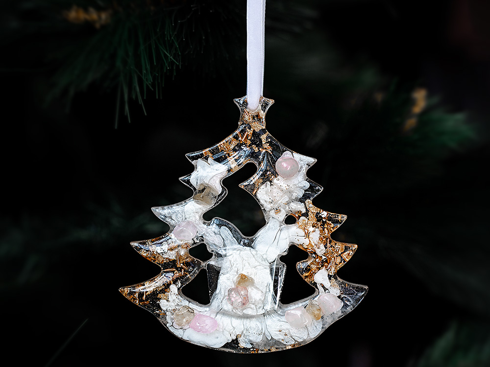 Елочные игрушки (Ель) Розовый кварц