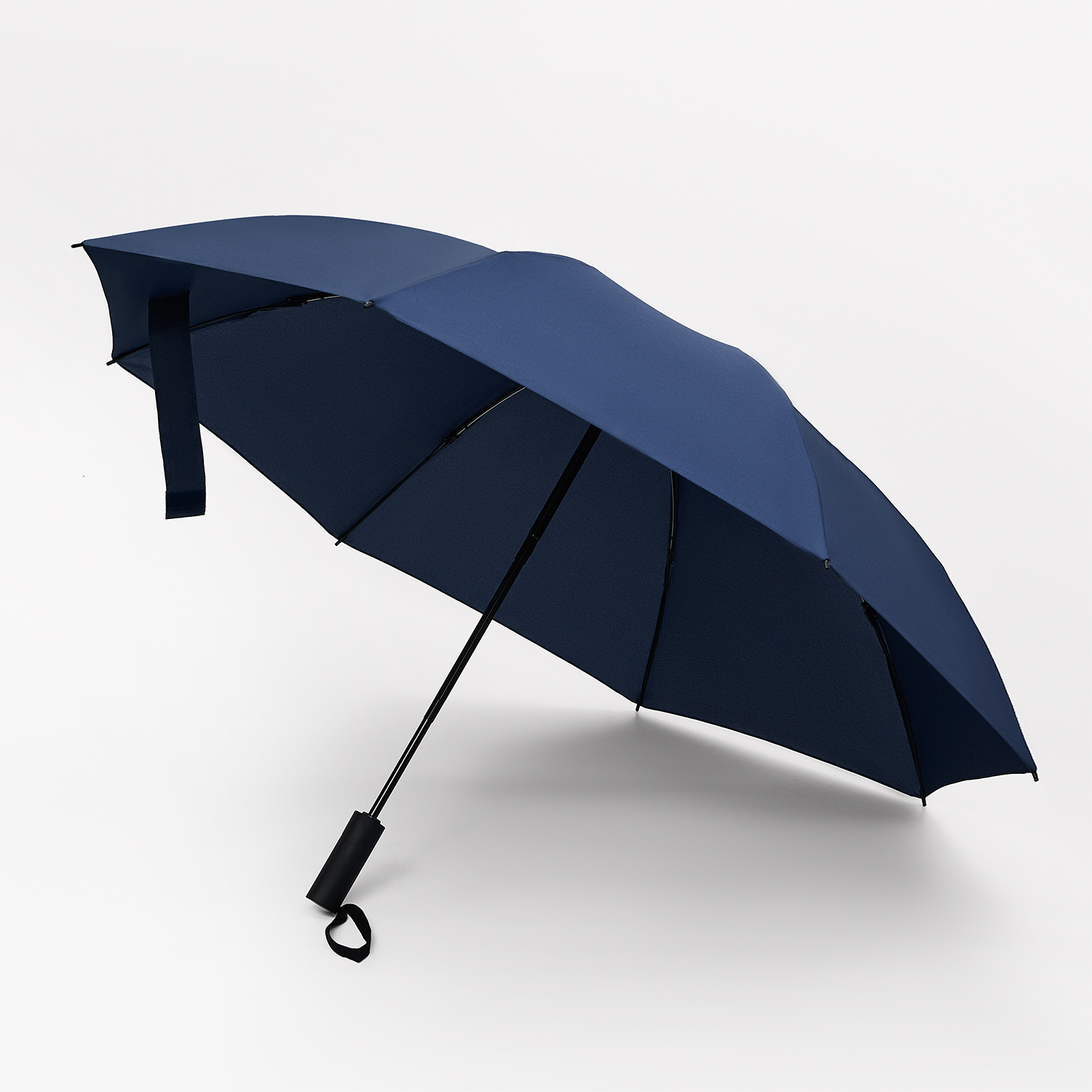 Зонт обратного сложения Олимп (Olymp), синий Зонт обратного сложения Олимп (Olymp), синий